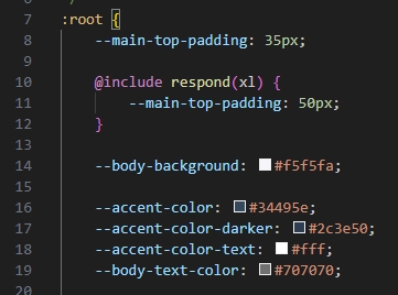 整个页面主体色彩